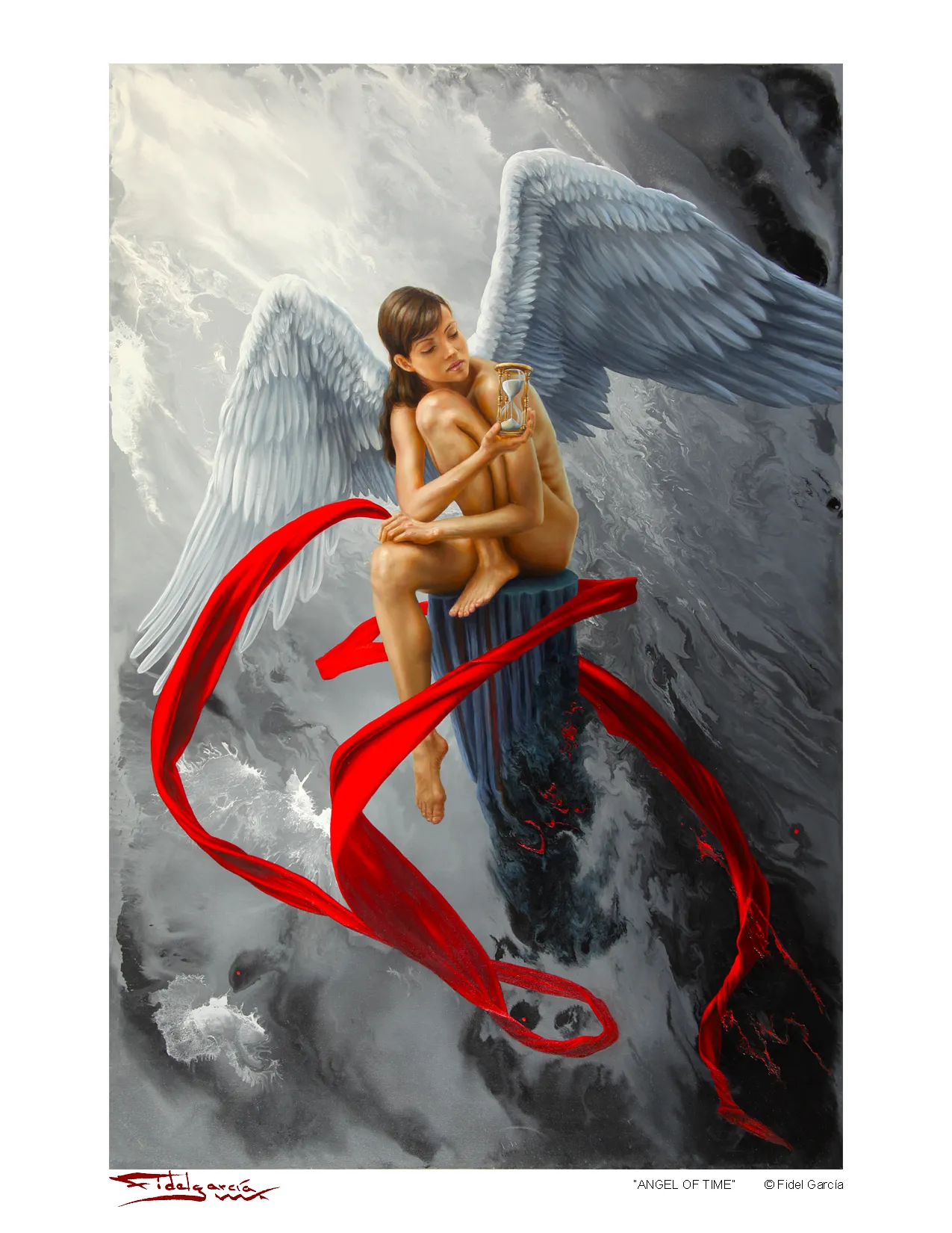 -ANGEL OF TIME-<br>Giclee Print<br>8x10 In.