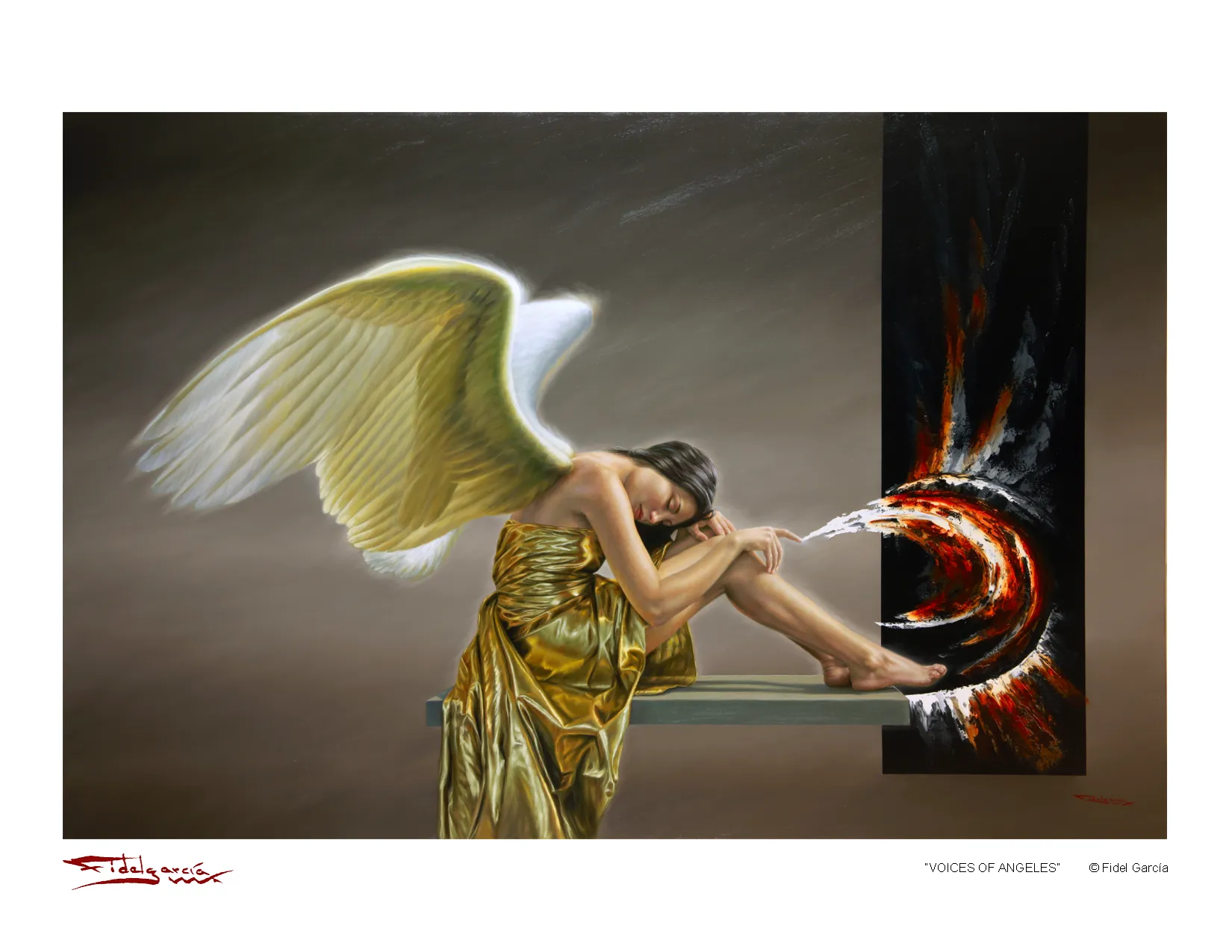 -VOICES OF ANGELS-<br>Giclee Print<br>8x10 In.