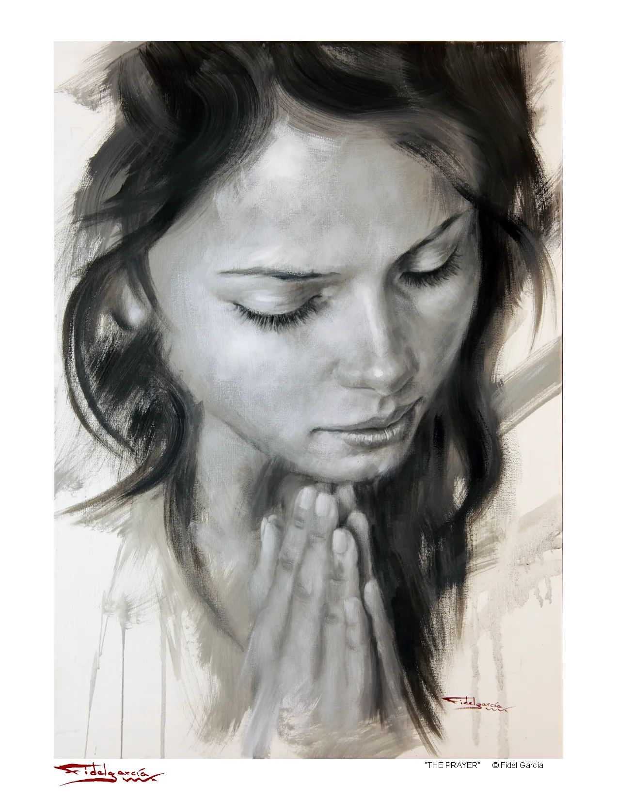 -THE PRAYER-<br>Giclee Print<br>8x10 In.