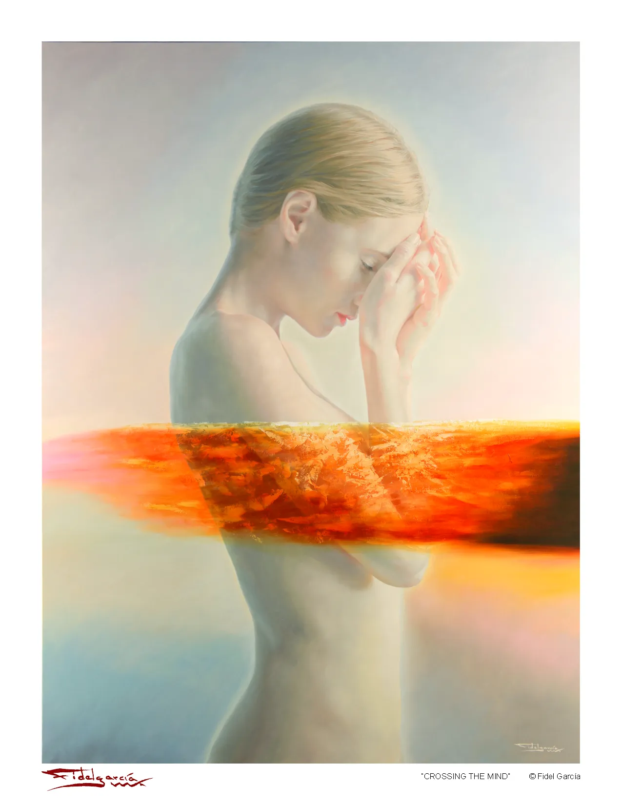 -CROSSING THE MIND-<br>Giclee Print<br>8x10 In.